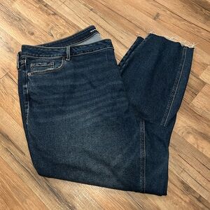 Old Navy Women’s Plus Size 26 Dark Wash Denim Jeans Mid Rise 26w